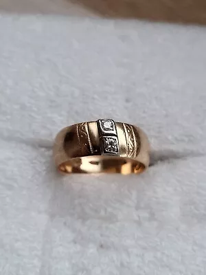 Vintage Beautiful 583/14K GOLD Soviet USSR Ring RARE Perfec 6.87g Size 8.25 • $535