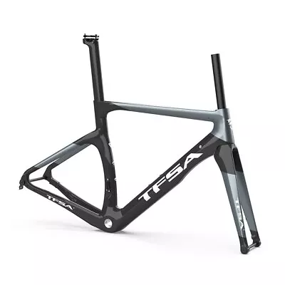 Mechanical Electrical Disc Brake Frameset T1000 Carbon Road Racing Bicycle Frame • $1065