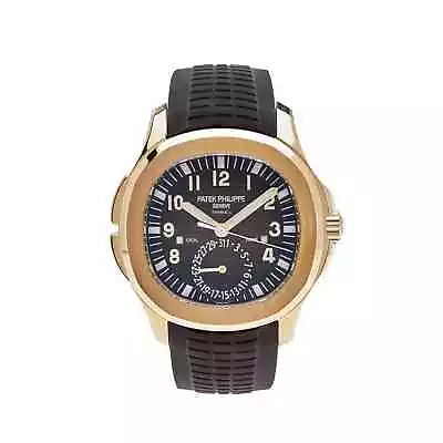 Patek Philippe Aquanaut 5164R-001 'Travel Time Tiffany & Co.' Rose Gold Brown... • $339000