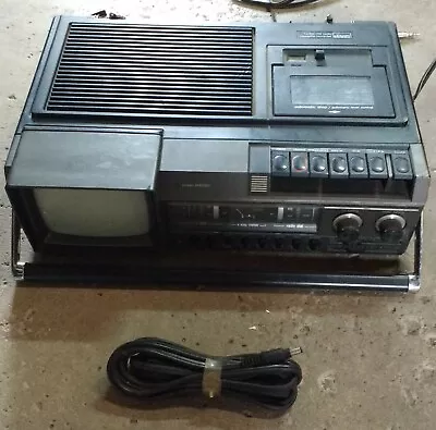 Montgomery Ward GEN 11189A TV/AM-FM Radio Cassette Recorder - Made In Japan 1980 • $45