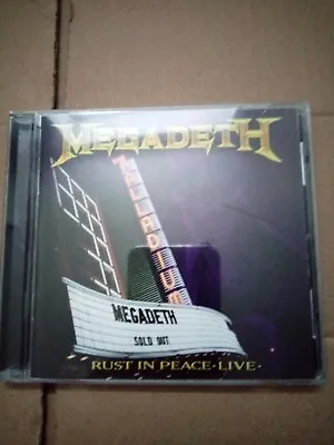 😎 Megadeth💀rust In Peace Live ⚡( Jewel Case Cd Album ) ⭐ New ⭐ • £10.99