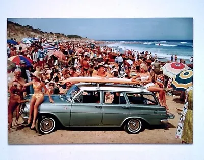 Holden EH Beach Station Wagon Blank Greeting Card With Envelope Australian Made • $3