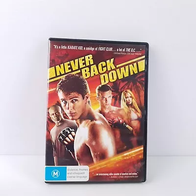 Never Back Down - Region 4 - DVD - FREE POST • $4.99