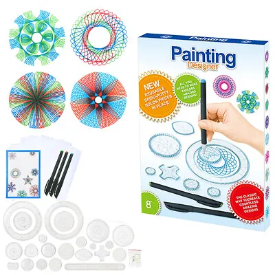 £6.69 • Buy 27x Spirograph Drawing Set Craft Art Design Create Draw Kids Education Toy Gift