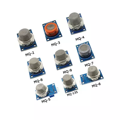 MQ-2 MQ-3 MQ-4 MQ-5 MQ-6 MQ-7 MQ-8 MQ-9 MQ-135 Gas Detection Alarm Sensor Module • $1.22