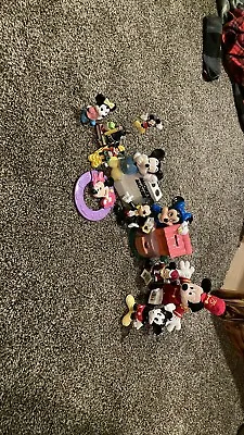 Mickey And Minnie Mouse Vintage 10 Collectibles Lot • $18
