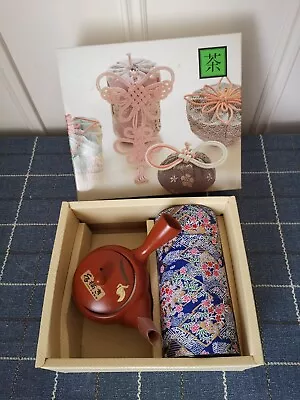 Kyusu Teapot Japanese Tokoname-yaki Pottery Yokode No Kyusu Budget Teapot With S • £37