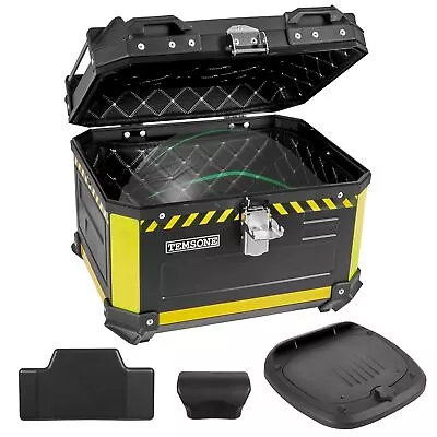 45L Black Motorcycle Top Case Tail Box Waterproof Luggage Scooter Trunk Storage • $99.99