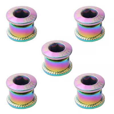 5Pcs Chainring Bolts Crankset Bolts For Road Bike Crank • £6.85