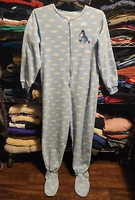 Disney Adult Pajamas Winnie The Pooh Eeyore Footie Sleepwear Size Small • £21.20