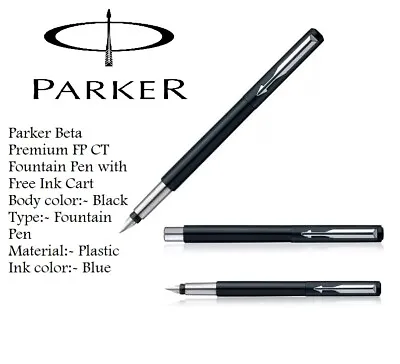 £20.78 • Buy Parker Vector Standard Calligraphy CT Fountain Pen (Black)