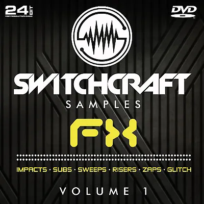 Fx Vol 1 - 24bit Wav Studio / Music Production Samples - Dvd • £4.99