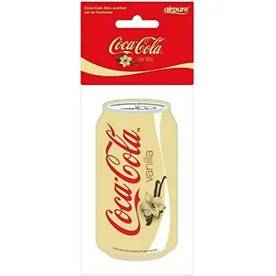 Coca-Cola Can Car Air Freshener  Fragrance Scent 2D - Vanilla Coca-Cola • £2.19