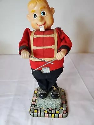 Vintage ALPS Band Drummer Whistle Battery Operated Toy Figure Japan NON-WORKING • $25