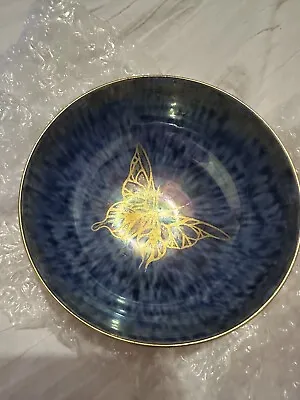 Vintage Wedgwood Fairyland Lustre Blue Bowl  Daisy Makeig-Jones Hummingbird • £480