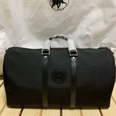 HUNTING WORLD × Mercedes Benz Black Travel Duffle Bag With Shoulder Strap New • $398