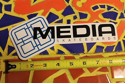 MEDIA Skateboards Bike 90's Vintage Skate STICKER • $14