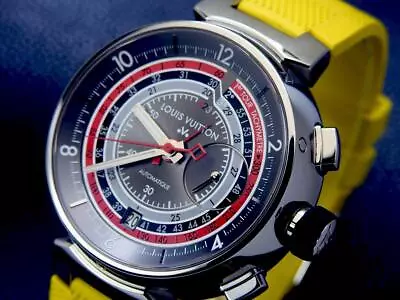 Excellent  Louis Vuitton Tambour Voyage Chronograph Q102C To 888  Automatic • $510