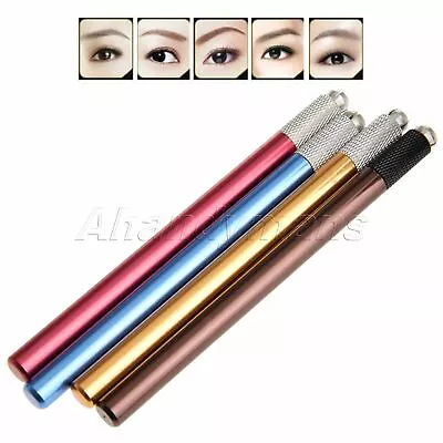 £6.47 • Buy Stainless Microblading Pen Tattoo Machine Permanent Makeup Eyebrow Tool Body Art