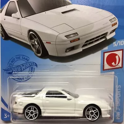 NEW Hot Wheels 89 Mazda Savanna RX7 FC35 White Rotary 2021 No 176 GTB04 Long • $14.95