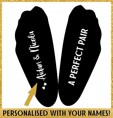 BIRTHDAY PERFECT PAIR Printed GIFT Socks From Wife Girlfriend Husband Boyfriend  • £8.99