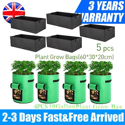 Large Plant Grow Bags Potato Fruit Vegetable Garden Planter Growing Bag UK • £14.99