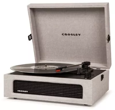 Crosley Voyager Grey Bluetooth Turntable RRP 94.99 Lot LGDDB • £69.99