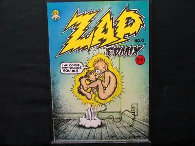 ZAP COMIX 0: NM- 9.2  Apex Novelties 1968 7th Print All R Crumb! • $34.50