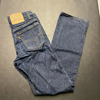 Vintage Levi’s 517 Orange Tab Dark Wash Boot Cut Denim Jeans Men’s 30x31 • $45