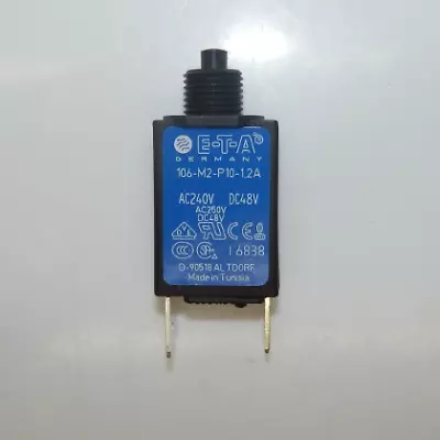 E.T.A 1.2A Miniature Circuit Breaker 106-M2-P10-1.2A • $3.99