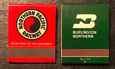 Northern Pacific Burlington Northern Railroad Matches Set Of 1 Each Brand New • $4.99