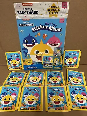 PANINI Baby Shark 2021 Stickers - Sticker Starter Pack Plus 10 Extra Packets • £19.19