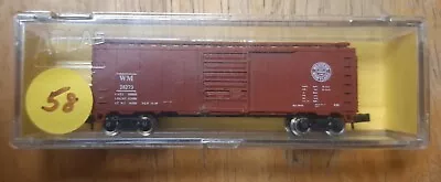 Atlas Tool Co N Scale Western Maryland 3400-40' Boxcar Undecorated Lot # 58 • $1