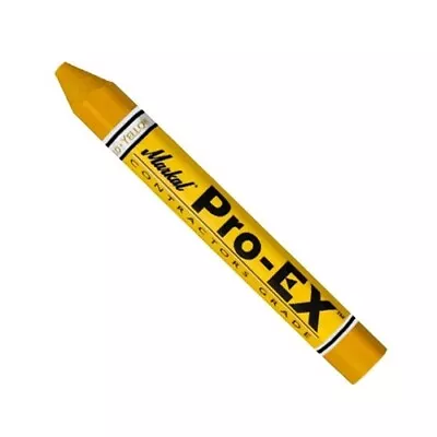 Markall 80381 Yellow Pro-EX Contractors Grade Lumber Crayons • $14.59