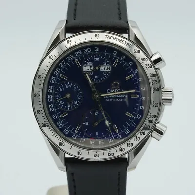 OMEGA Speedmaster Men's Watch 175.0044 Steel Automatic Pretty Triple Date OM082 • $3834.62