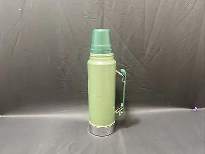 Stanley Aladdin A-944DH Green Quart Vacuum Thermos Bottle Vintage Made In USA • $20