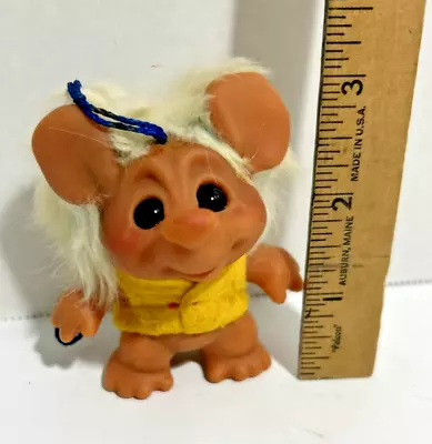 3  DAM MOUSE Troll Doll Vintage. Just Adorable! Unmarked • $224.80