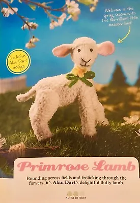 KNITTING PATTERN Alan Dart Primrose Spring Lamb Toy 23cm Tall Farm Animal Sirdar • £5.99