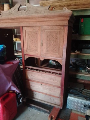 $250 • Buy Antique Australian Red Cedar Wardrobe: Circa 1890's