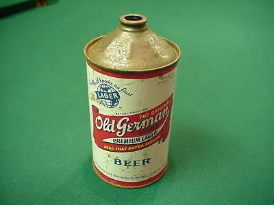 Vintage Old German Beer Cumberland MD Quart Cone Top Beer Can • $399