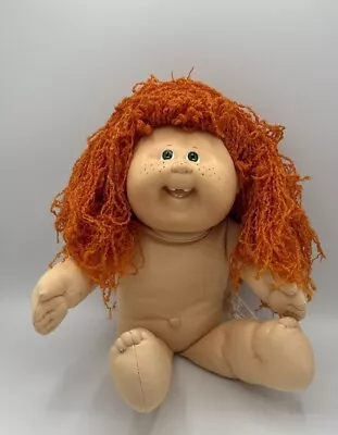 1989 Cabbage Patch Doll HM #19 Red Hair Green Eyes Toothless Grin Freckles  • $39