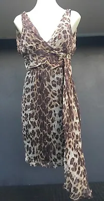 Wheels & Dollbaby Leopard Dress. BNWT Size 12. Was $575 NOW $275!! • $275