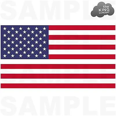 £1.89 • Buy USA Flag Iron On T-Shirt Transfer American United States Of America Print Stars