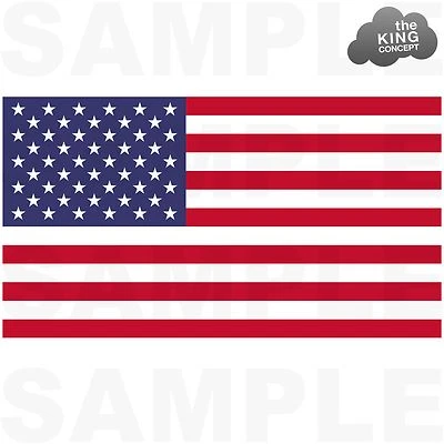 £1.89 • Buy USA Flag Iron On T-Shirt Transfer American United States Of America Print Stars