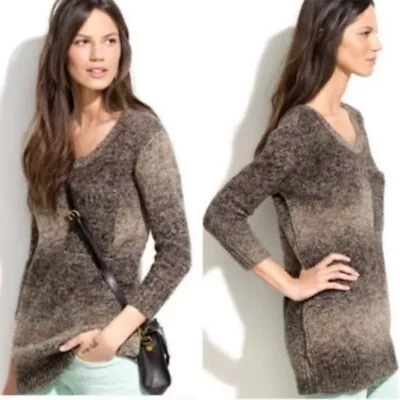 Madewell Wallace Brown Marbled Crewneck Sweater Size M Wool Alpaca Blend • $39.99