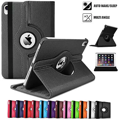 For IPad 9th Gen 10.2  2019 2020 2021 10.9 2022 360° Smart Leather Case Cover • £5.99