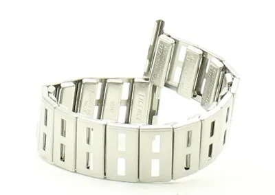 ROWI FIXO-FLEX Silver 20mm Expandable New Old Stock Cutout Watch Bracelet - NOS • £20