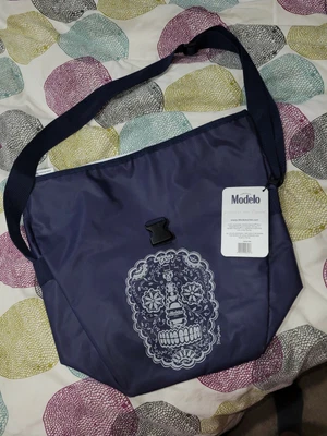 $12 • Buy Vacu Vin Messenger Cooler Bag Modelo Beer Sugar Skull Cooler Bag, One Size, Blue