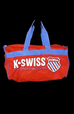 K-Swiss Training Duffle Bag Unisex Sport Gym RED Crafted With Passion • $15