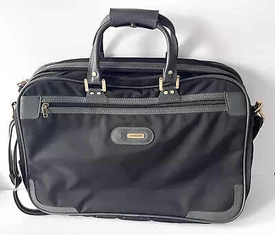 Samsonite  Black & Grey Cabin Bag Shoulder Carry On Travel Luggage Overnight • £24.35